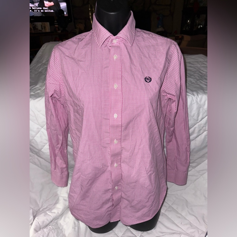 Lauren Ralph Lauren Slim Fit Gingham Stretch Oxford Shirt